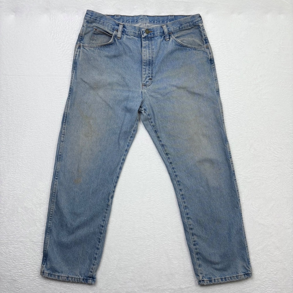 Legendary Gold Jeans Mens 36x29 Blue Denim Classic Fit Cotton Casual Pants Worn‎